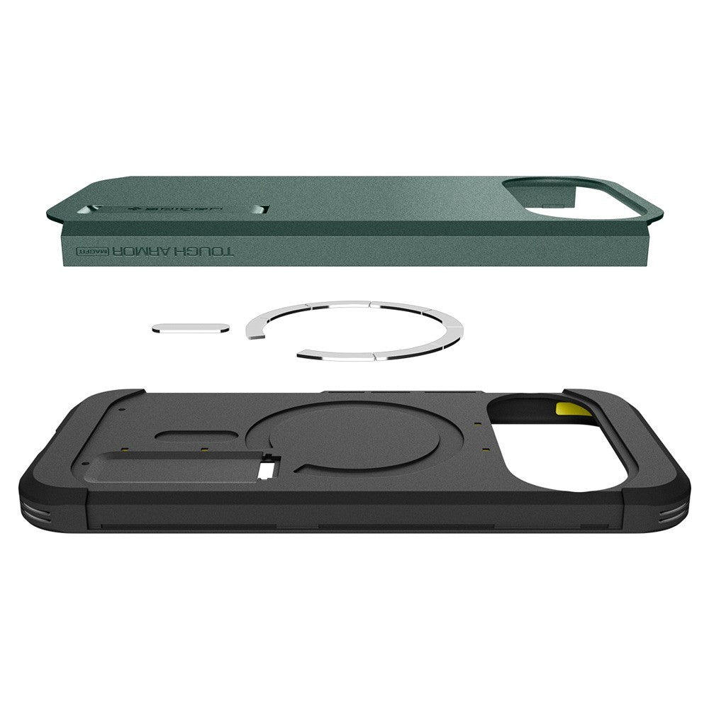 Spigen Google Pixel 11 Cover Tough Armor MagFit Abyss Green