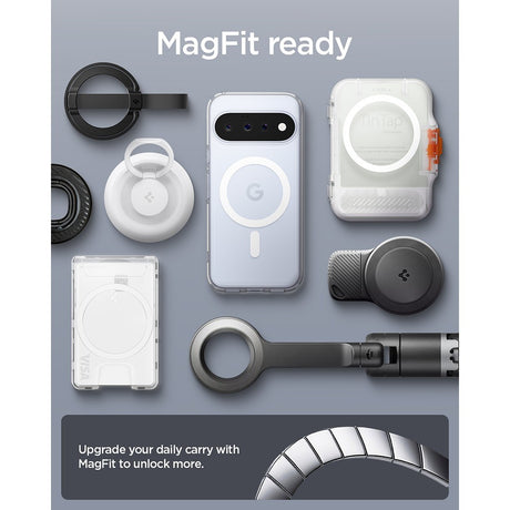 Spigen Google Pixel 11 Cover Ultra Hybrid MagFit Clear White