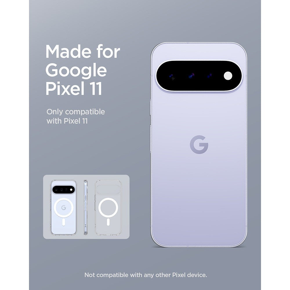 Spigen Google Pixel 11 Cover Ultra Hybrid MagFit Clear White