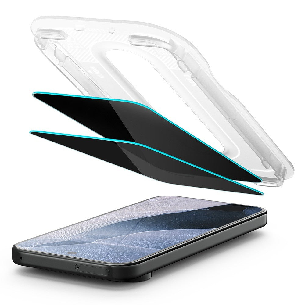Spigen Google Pixel 9 Pro XL/10 Pro XL/Pixel 11 Pro XL Skärmskydd GLAS.tR EZ Fit Pro Privacy 2-pack