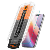 Spigen iPhone 16 Pro/17/17 Pro/18 Pro Skærmbeskytter Glas.tR EZ Fit Pro 2-pak