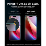 Spigen iPhone 16 Pro Max/17 Pro Max/18 Pro Max Skærmbeskytter Glas.tR EZ Fit Pro 2-pak