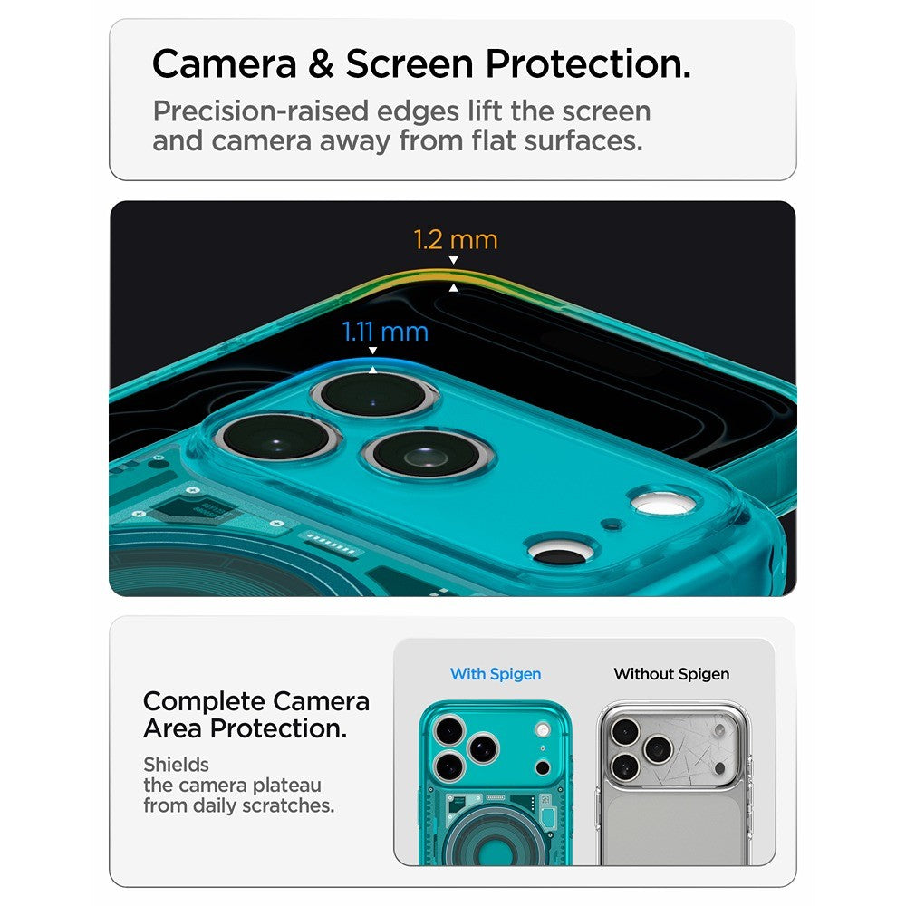 Spigen iPhone 17 Pro/iPhone 18 Pro Cover Classic C1 MagFit Bondi Blue