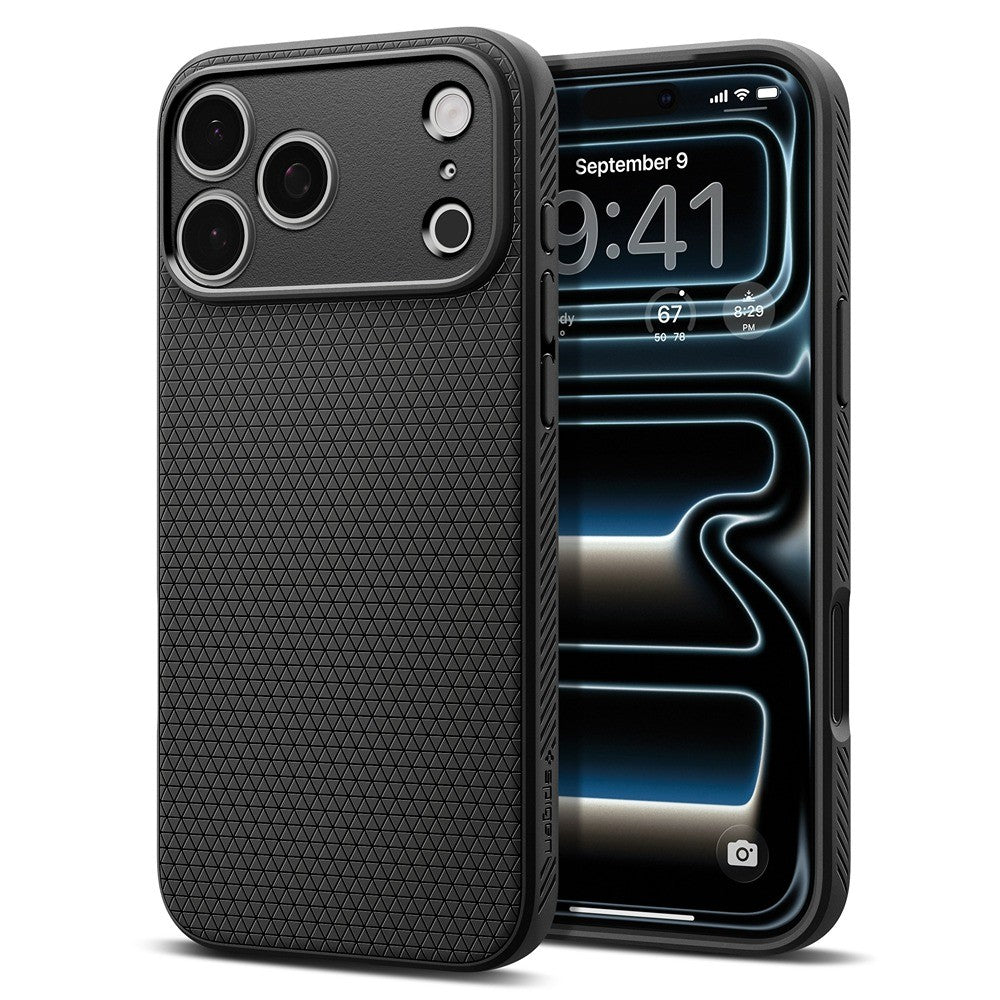 Spigen iPhone 17 Pro/iPhone 18 Pro Cover Liquid Air Matte Black
