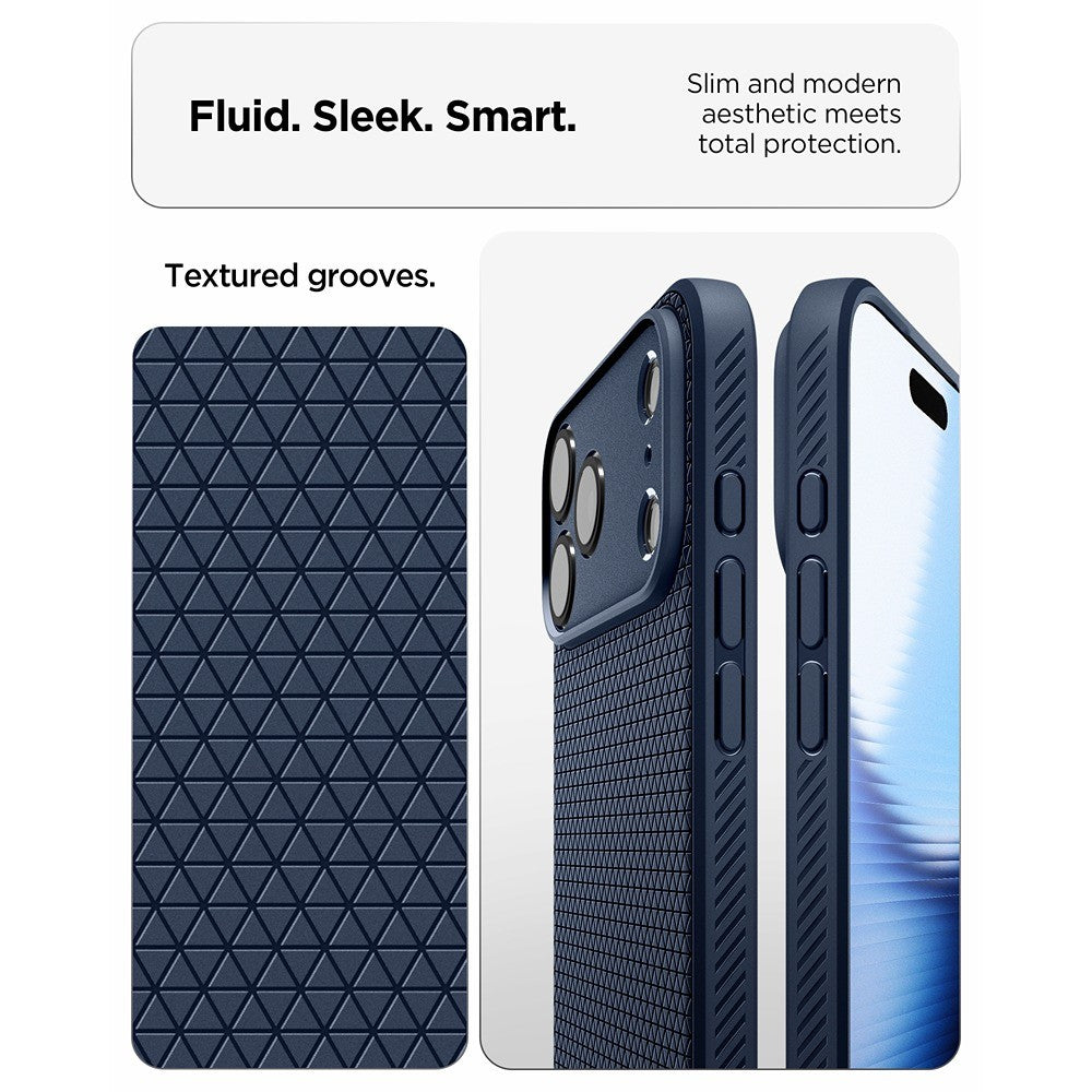 Spigen iPhone 17 Pro/iPhone 18 Pro Cover Liquid Air Navy Blue
