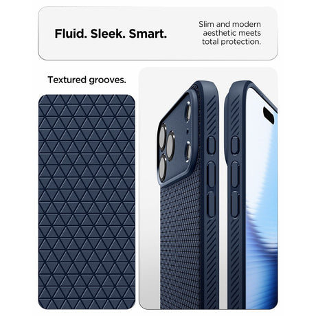 Spigen iPhone 17 Pro/iPhone 18 Pro Cover Liquid Air Navy Blue