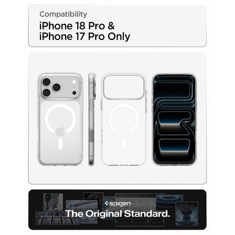 Spigen iPhone 17 Pro/iPhone 18 Pro Cover Liquid Crystal MagFit Clear White