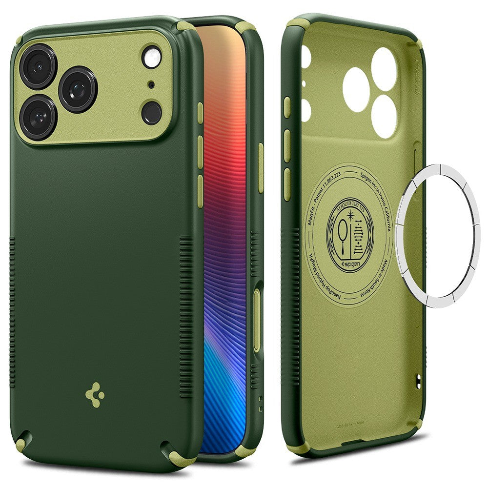 Spigen iPhone 17 Pro/iPhone 18 Pro Cover Nano Pop Hybrid MagFit Avo Green