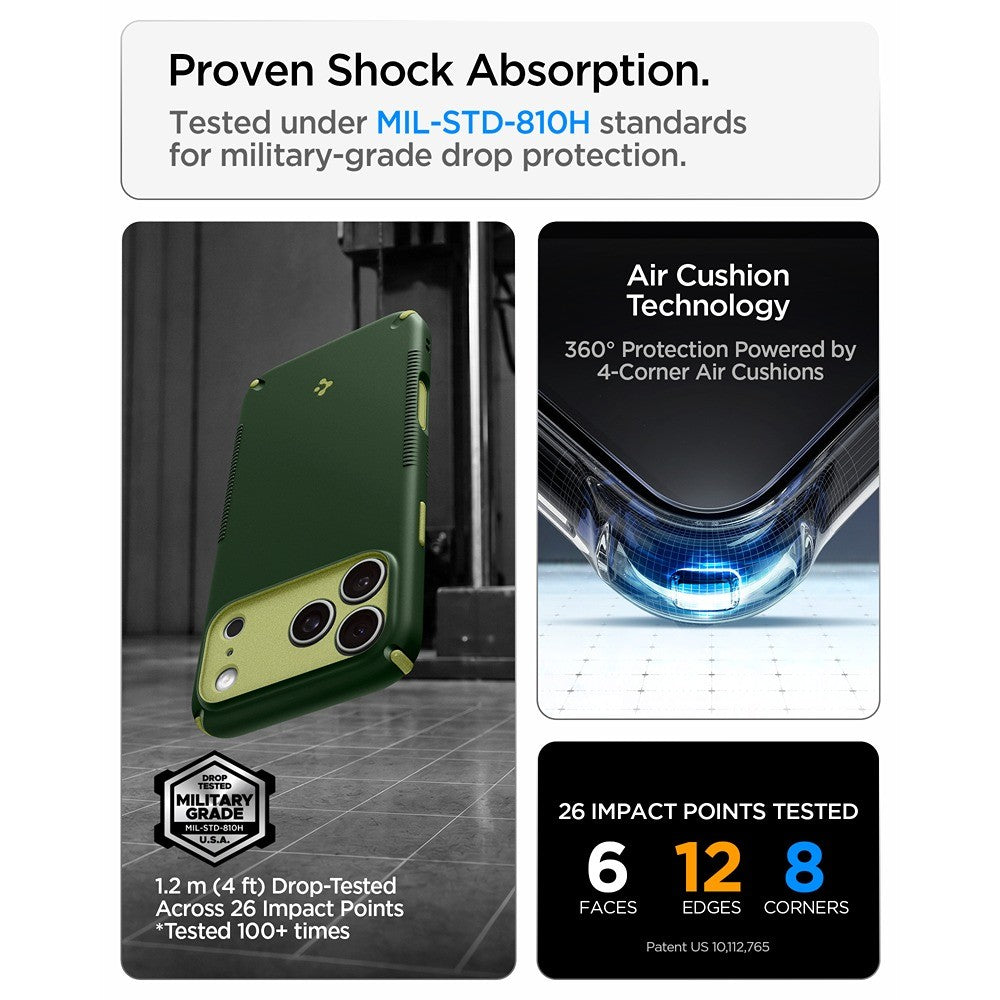 Spigen iPhone 17 Pro/iPhone 18 Pro Cover Nano Pop Hybrid MagFit Avo Green