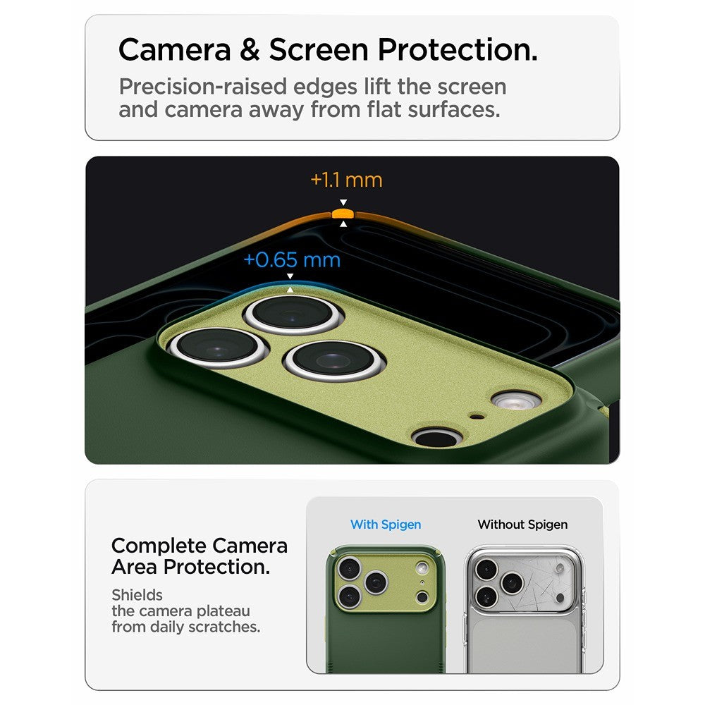 Spigen iPhone 17 Pro/iPhone 18 Pro Cover Nano Pop Hybrid MagFit Avo Green