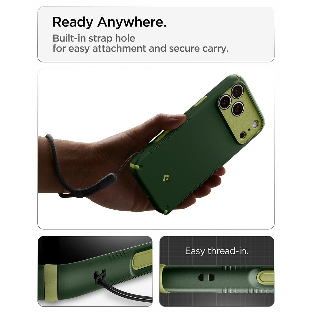 Spigen iPhone 17 Pro/iPhone 18 Pro Cover Nano Pop Hybrid MagFit Avo Green