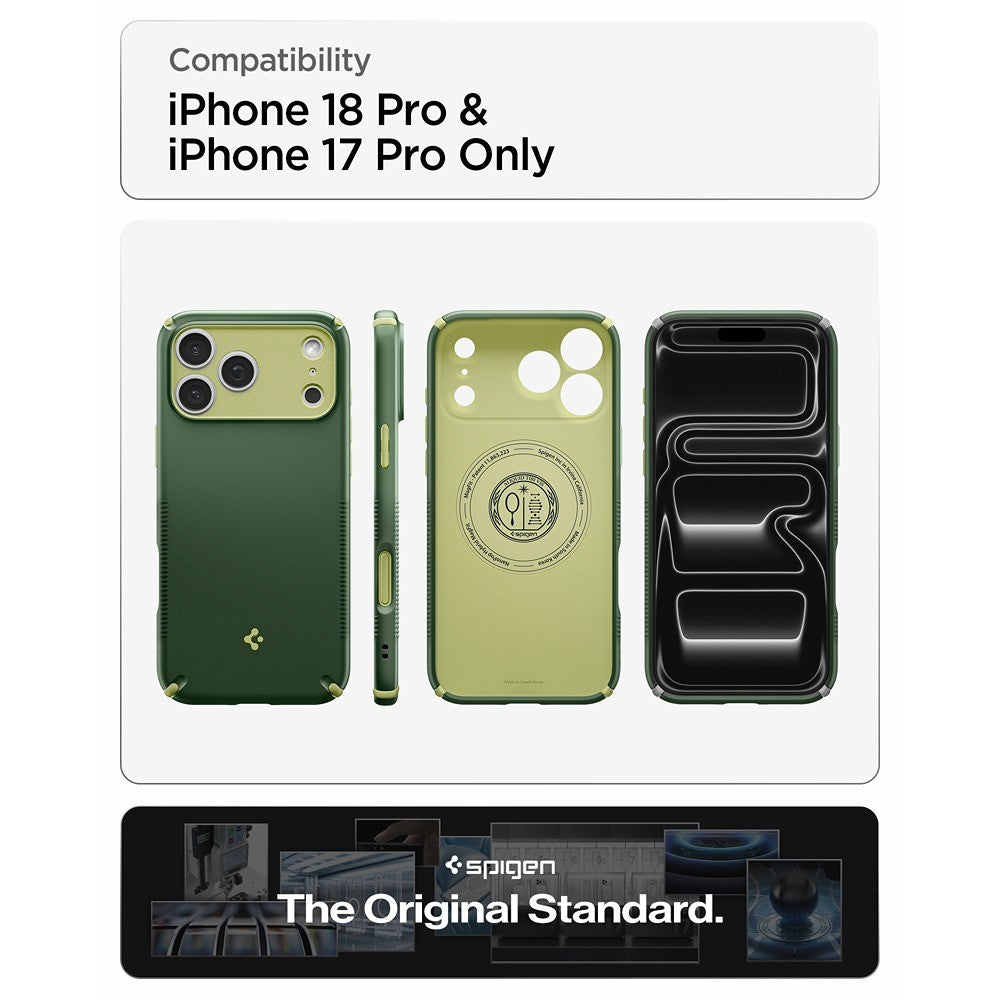 Spigen iPhone 17 Pro/iPhone 18 Pro Cover Nano Pop Hybrid MagFit Avo Green