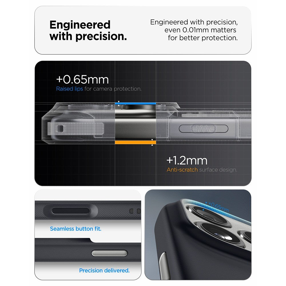 Spigen iPhone 17 Pro/iPhone 18 Pro Cover Nano Pop MagFit Black Sesame