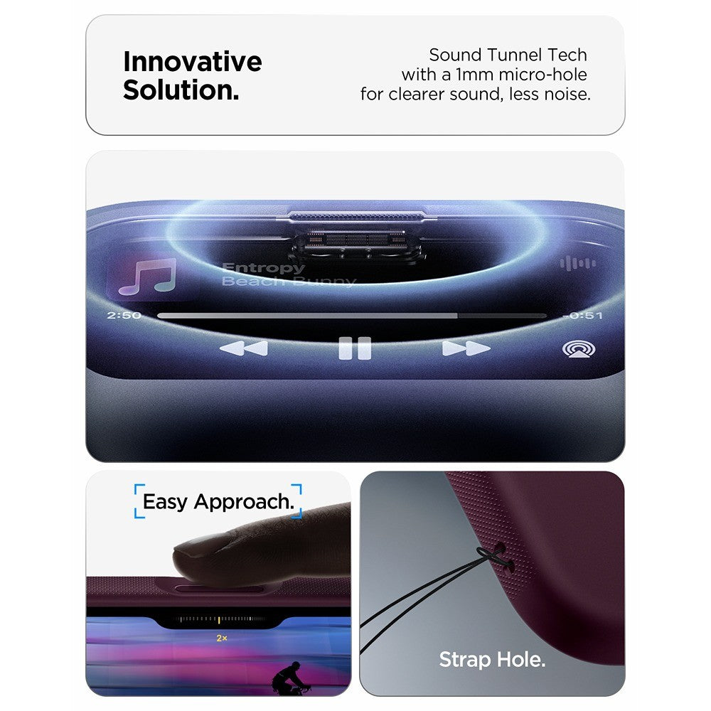 Spigen iPhone 17 Pro/iPhone 18 Pro Cover Nano Pop MagFit Burgundy Bean