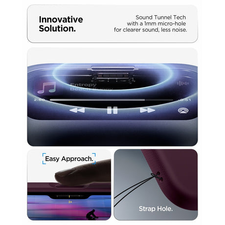 Spigen iPhone 17 Pro/iPhone 18 Pro Cover Nano Pop MagFit Burgundy Bean