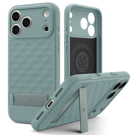 Spigen iPhone 17 Pro/iPhone 18 Pro Cover Parallax S MagFit Salviegrøn