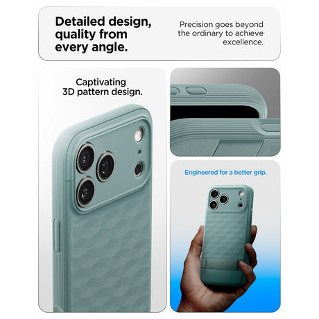 Spigen iPhone 17 Pro/iPhone 18 Pro Cover Parallax S MagFit Salviegrøn
