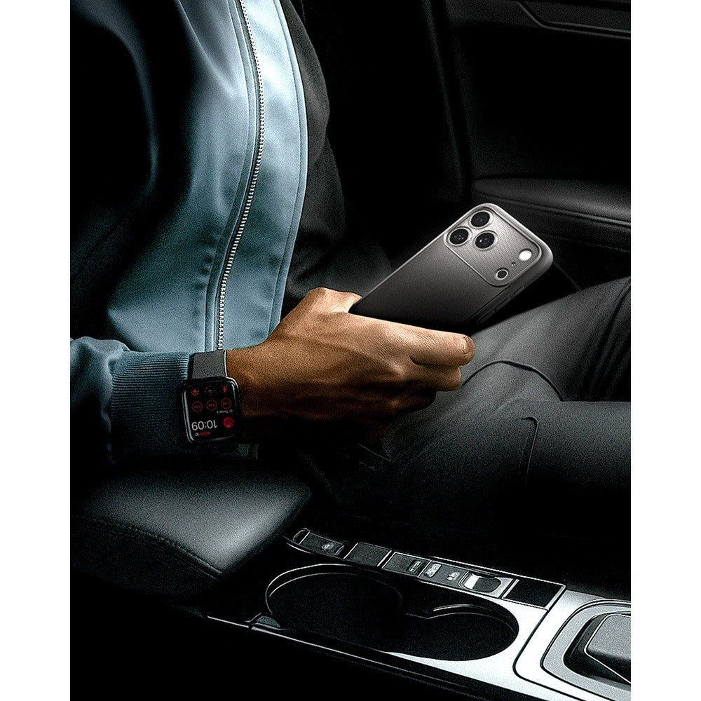 Spigen iPhone 17 Pro/iPhone 18 Pro Cover Rugged Armor MagFit Grå