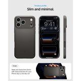 Spigen iPhone 17 Pro/iPhone 18 Pro Cover Thin Fit MagFit Gunmetal