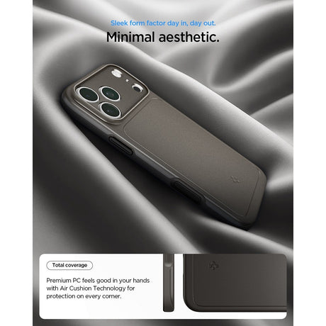 Spigen iPhone 17 Pro/iPhone 18 Pro Cover Thin Fit MagFit Gunmetal