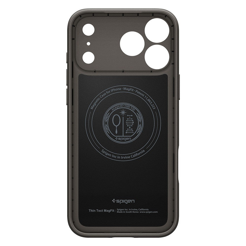 Spigen iPhone 17 Pro/iPhone 18 Pro Cover Thin Fit MagFit Gunmetal