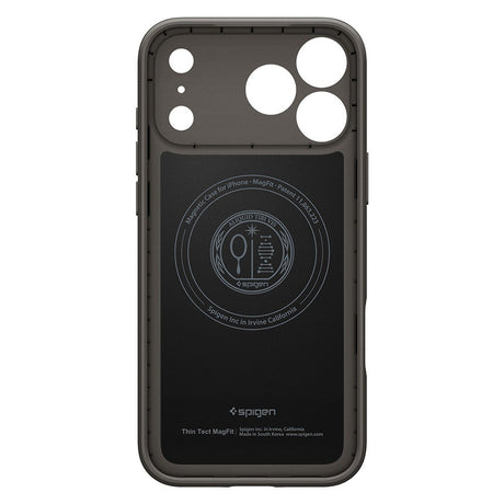 Spigen iPhone 17 Pro/iPhone 18 Pro Cover Thin Fit MagFit Gunmetal