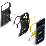 Spigen iPhone 17 Pro/iPhone 18 Pro Cover Tough Armor T MagFit Sort