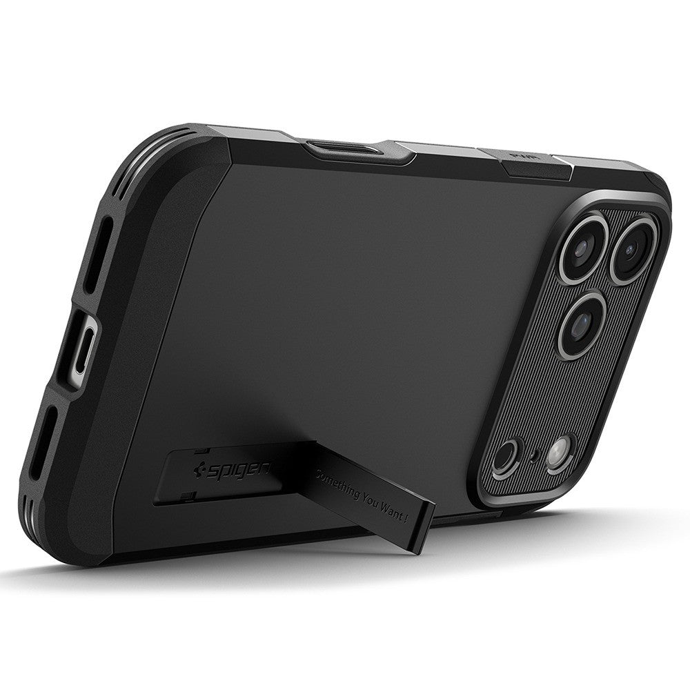 Spigen iPhone 17 Pro/iPhone 18 Pro Cover Tough Armor T MagFit Sort