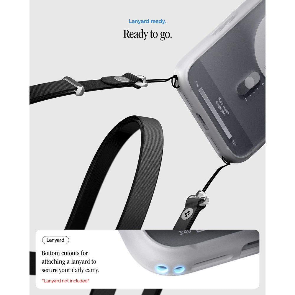 Spigen iPhone 17 Pro/iPhone 18 Pro Cover Ultra Hybrid MagFit Classic Sølv