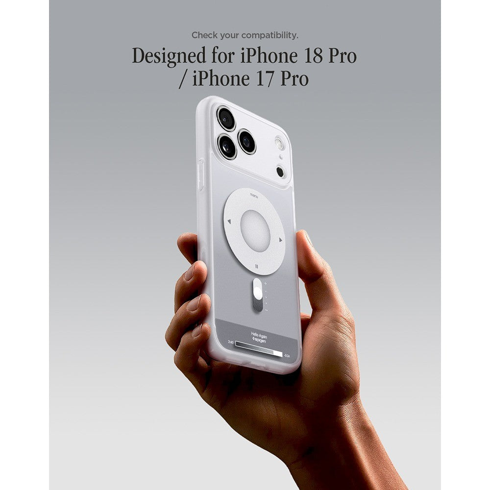 Spigen iPhone 17 Pro/iPhone 18 Pro Cover Ultra Hybrid MagFit Classic Sølv