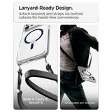 Spigen iPhone 17 Pro/iPhone 18 Pro Cover Ultra Hybrid MagFit Clear Deep Blue