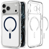 Spigen iPhone 17 Pro/iPhone 18 Pro Cover Ultra Hybrid MagFit Clear Deep Blue