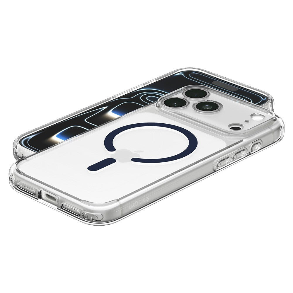 Spigen iPhone 17 Pro/iPhone 18 Pro Cover Ultra Hybrid MagFit Clear Deep Blue