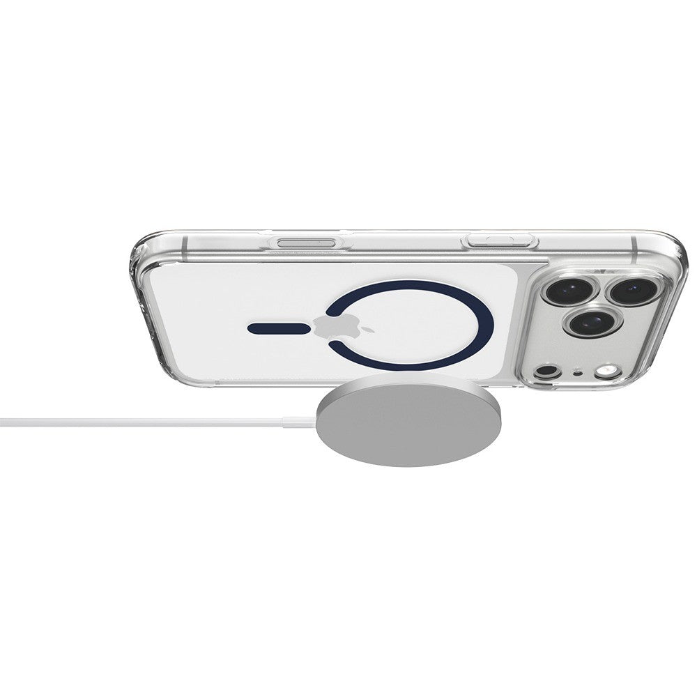 Spigen iPhone 17 Pro/iPhone 18 Pro Cover Ultra Hybrid MagFit Clear Deep Blue
