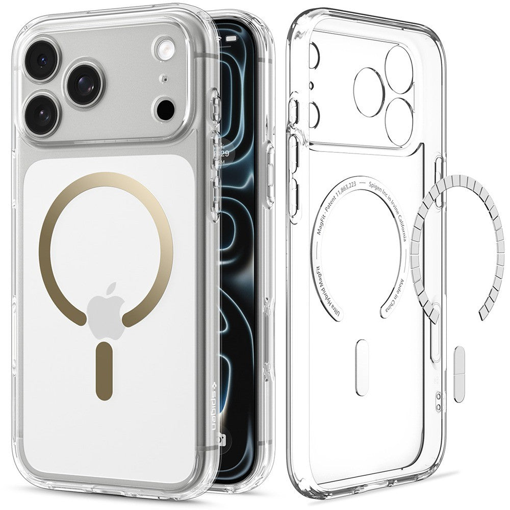 Spigen iPhone 17 Pro/iPhone 18 Pro Cover Ultra Hybrid MagFit Clear Gold