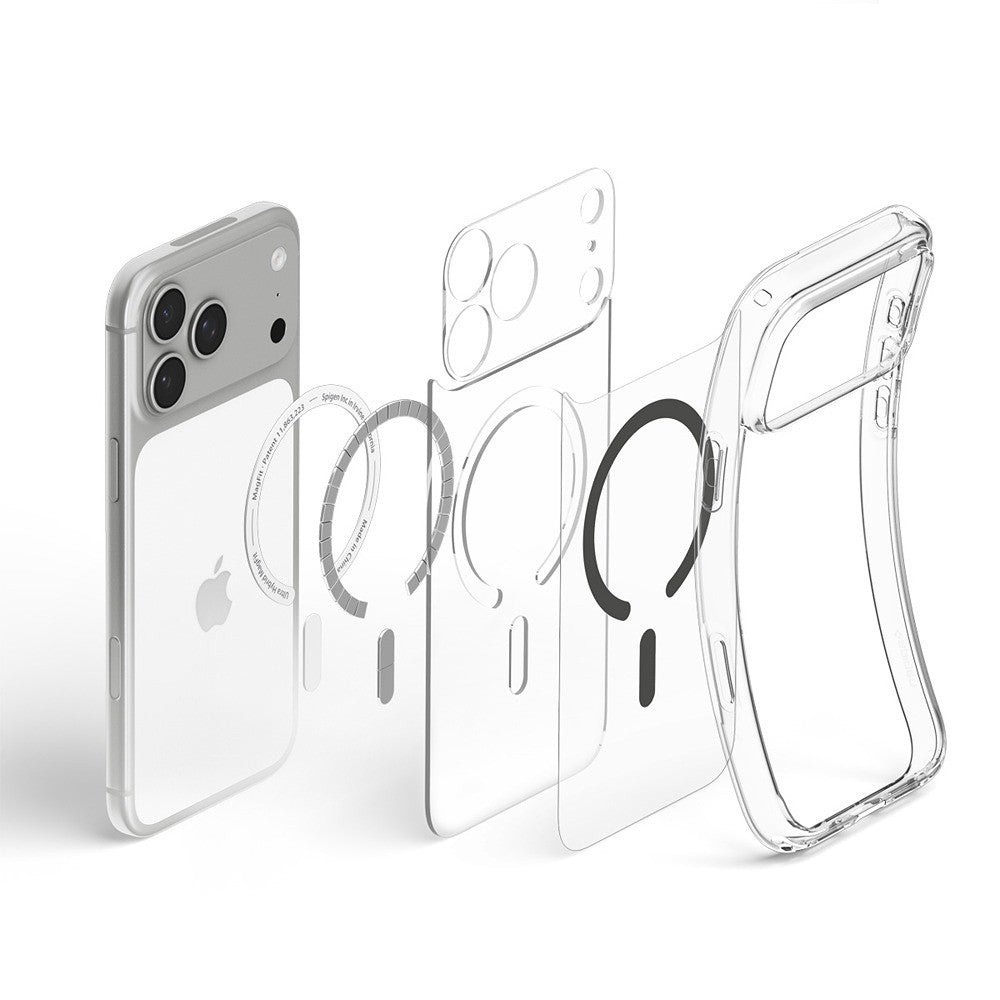 Spigen iPhone 17 Pro/iPhone 18 Pro Cover Ultra Hybrid MagFit Clear Graphite