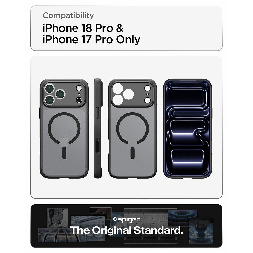 Spigen iPhone 17 Pro/iPhone 18 Pro Cover Ultra Hybrid MagFit Frost Black