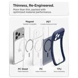 Spigen iPhone 17 Pro/iPhone 18 Pro Cover Ultra Hybrid MagFit Frost Deep Blue