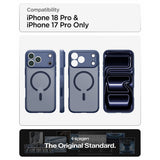 Spigen iPhone 17 Pro/iPhone 18 Pro Cover Ultra Hybrid MagFit Frost Deep Blue