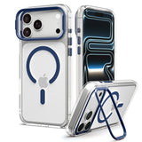 Spigen iPhone 17 Pro/iPhone 18 Pro Cover Ultra Hybrid Optik S MagFit Clear Deep Blue