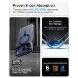 Spigen iPhone 17 Pro/iPhone 18 Pro Cover Ultra Hybrid Optik S MagFit Clear Deep Blue
