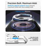 Spigen iPhone 17 Pro/iPhone 18 Pro Cover Ultra Hybrid Optik S MagFit Clear Sølv
