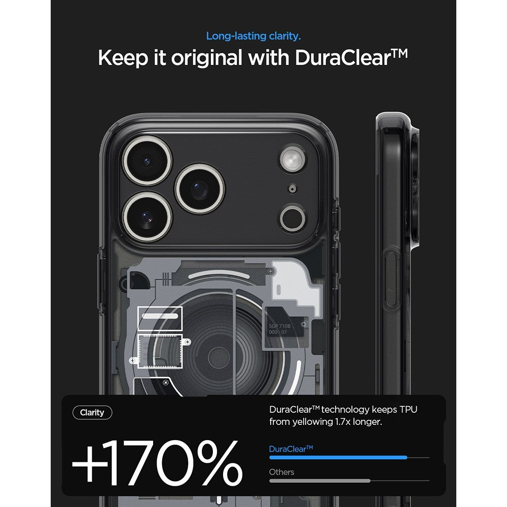 Spigen iPhone 17 Pro/iPhone 18 Pro Cover Ultra Hybrid Zero One MagFit Sort