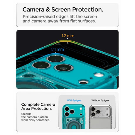 Spigen iPhone 17 Pro Max/iPhone 18 Pro Max Cover Classic C1 MagFit Bondi Blue
