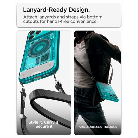 Spigen iPhone 17 Pro Max/iPhone 18 Pro Max Cover Classic C1 MagFit Bondi Blue