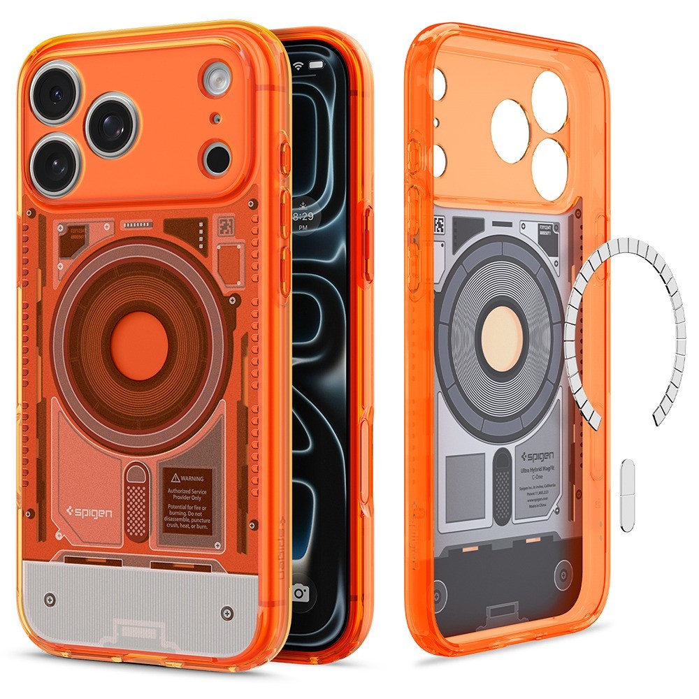 Spigen iPhone 17 Pro Max/iPhone 18 Pro Max Cover Classic C1 MagFit Tangerine
