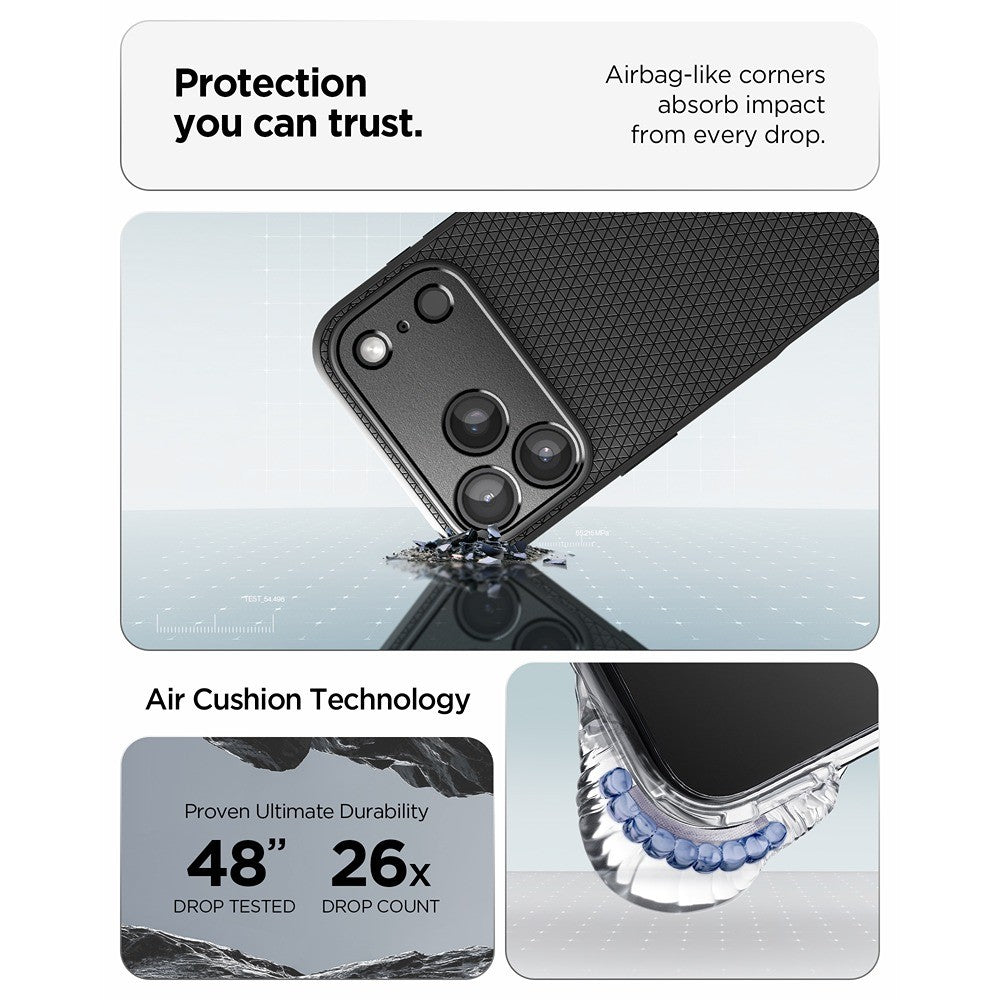 Spigen iPhone 17 Pro Max/iPhone 18 Pro Max Cover Liquid Air Matte Black