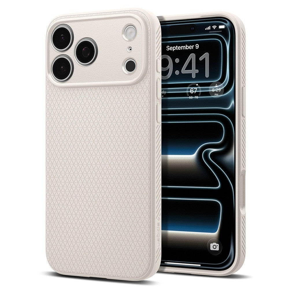 Spigen iPhone 17 Pro Max/iPhone 18 Pro Max Cover Liquid Air Natural Titan