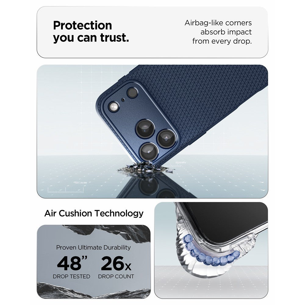 Spigen iPhone 17 Pro Max/iPhone 18 Pro Max Cover Liquid Air Navy Blue