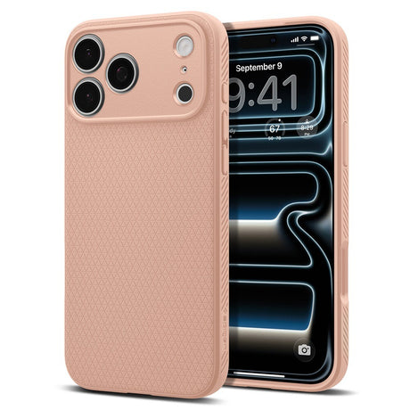 Spigen iPhone 17 Pro Max/iPhone 18 Pro Max Cover Liquid Air Rose Titan